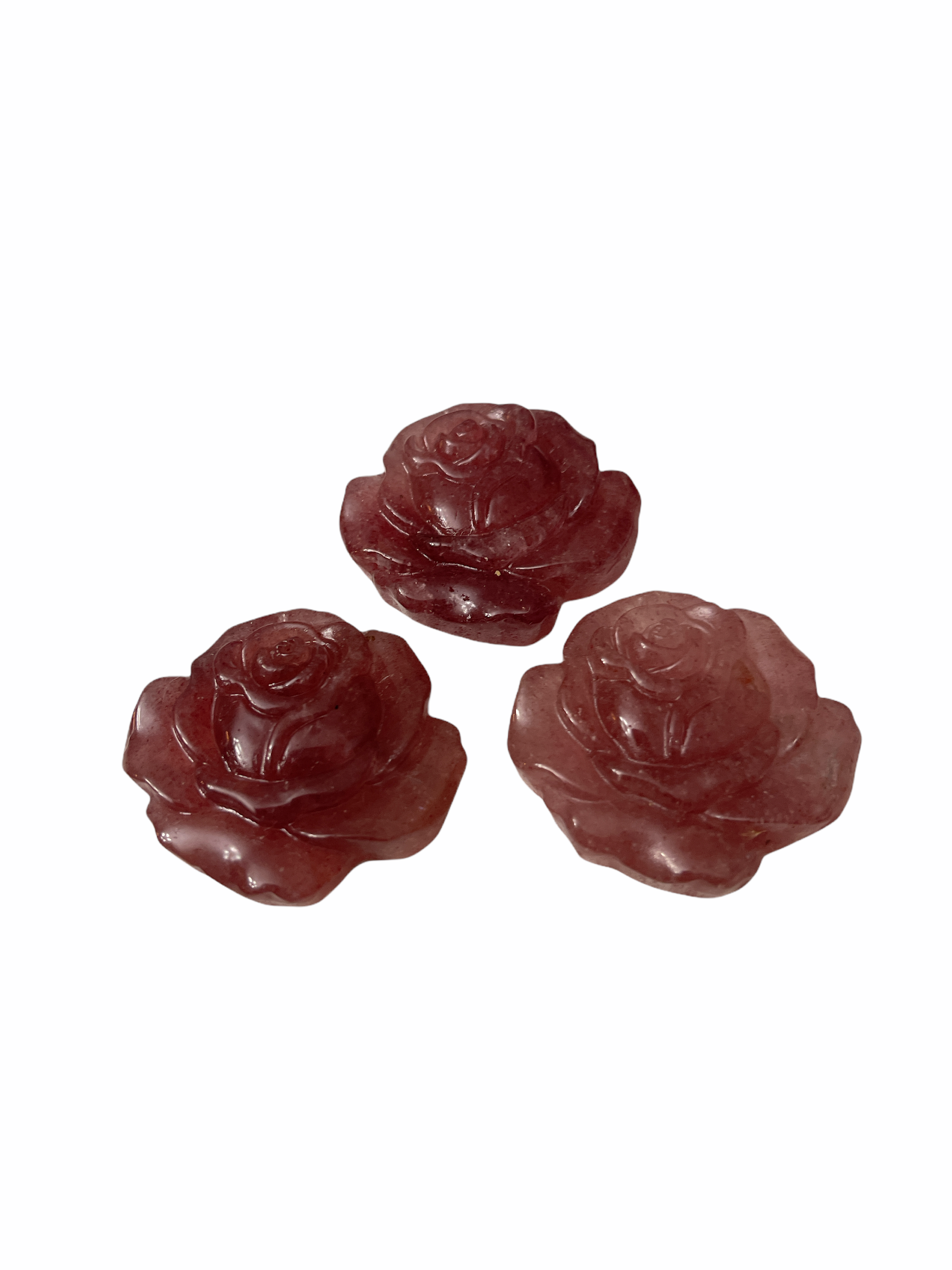 Gemstone Carved Roses, shape gemstones