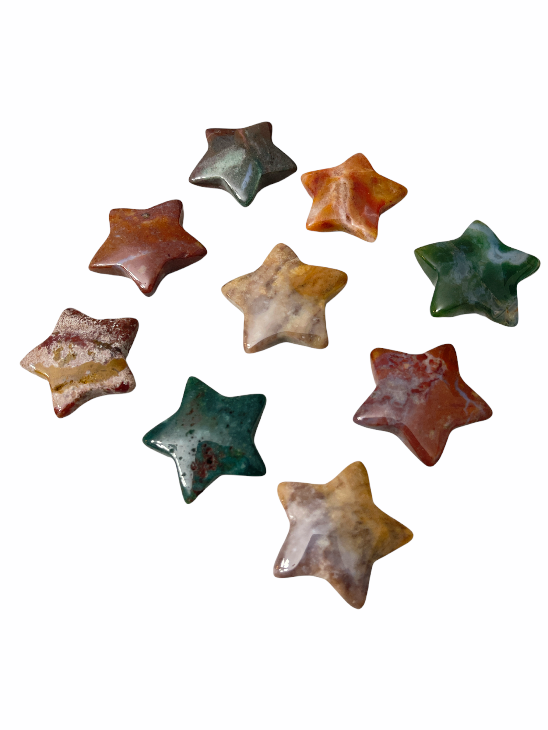 Gemstone Carved Star Shape, gemstone carved shapes