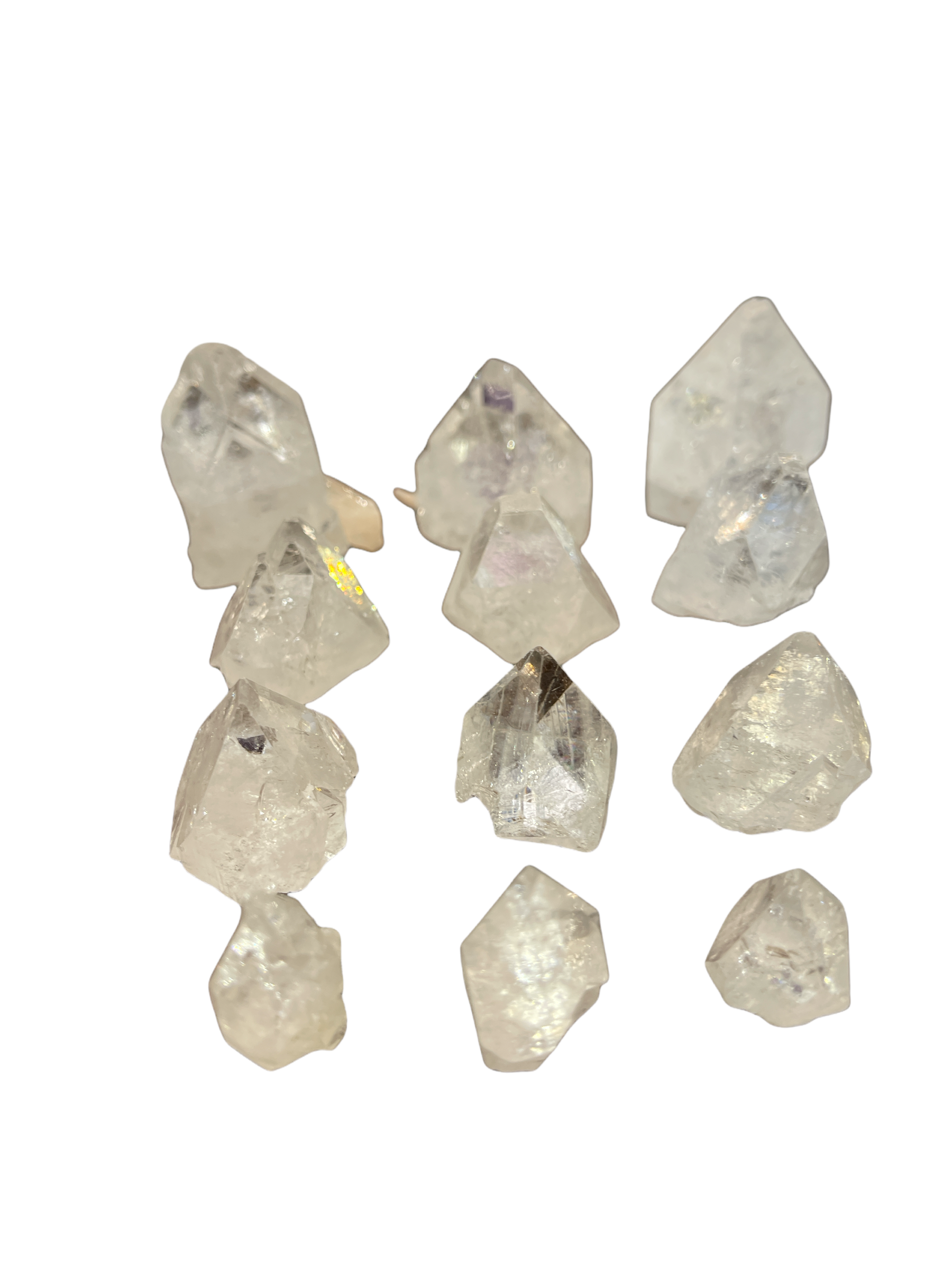 Apophyllite raw points gemstones