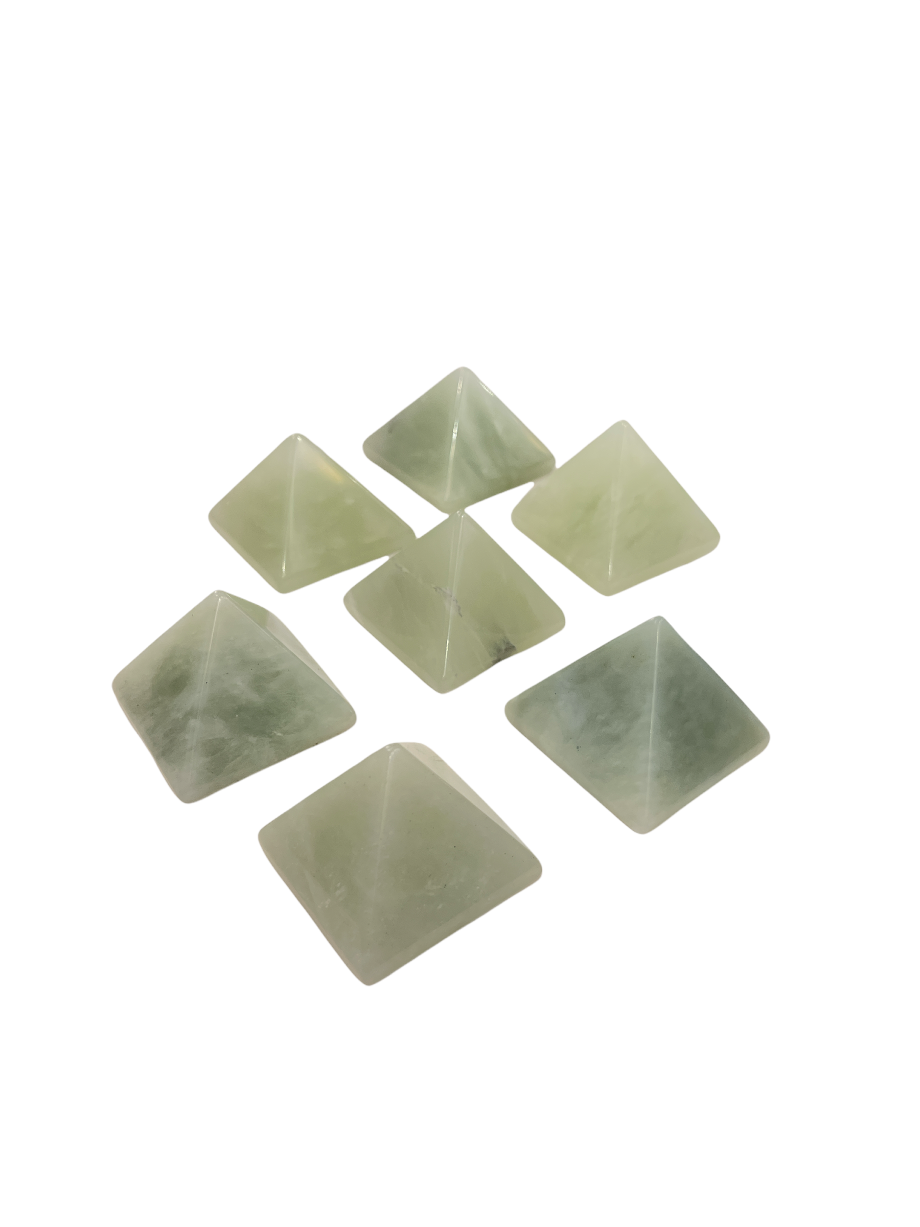 Jade, Green Gemstone Pyramid