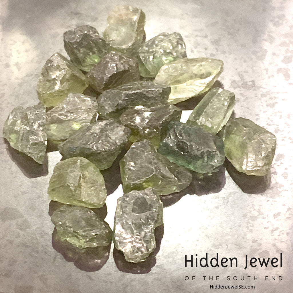 Green Apatite Raw Gemstone
