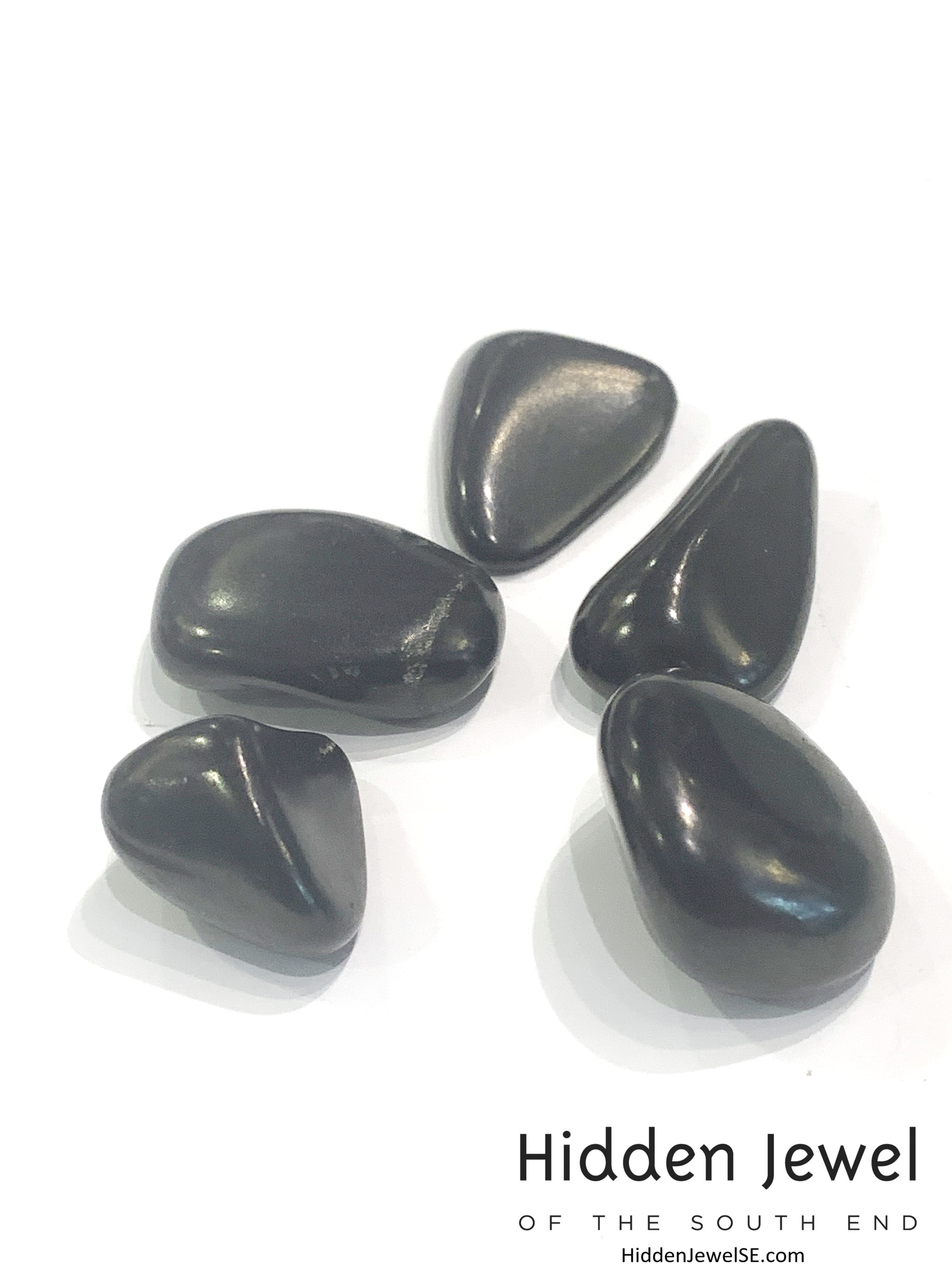 Shungite Tumbled Gemstones