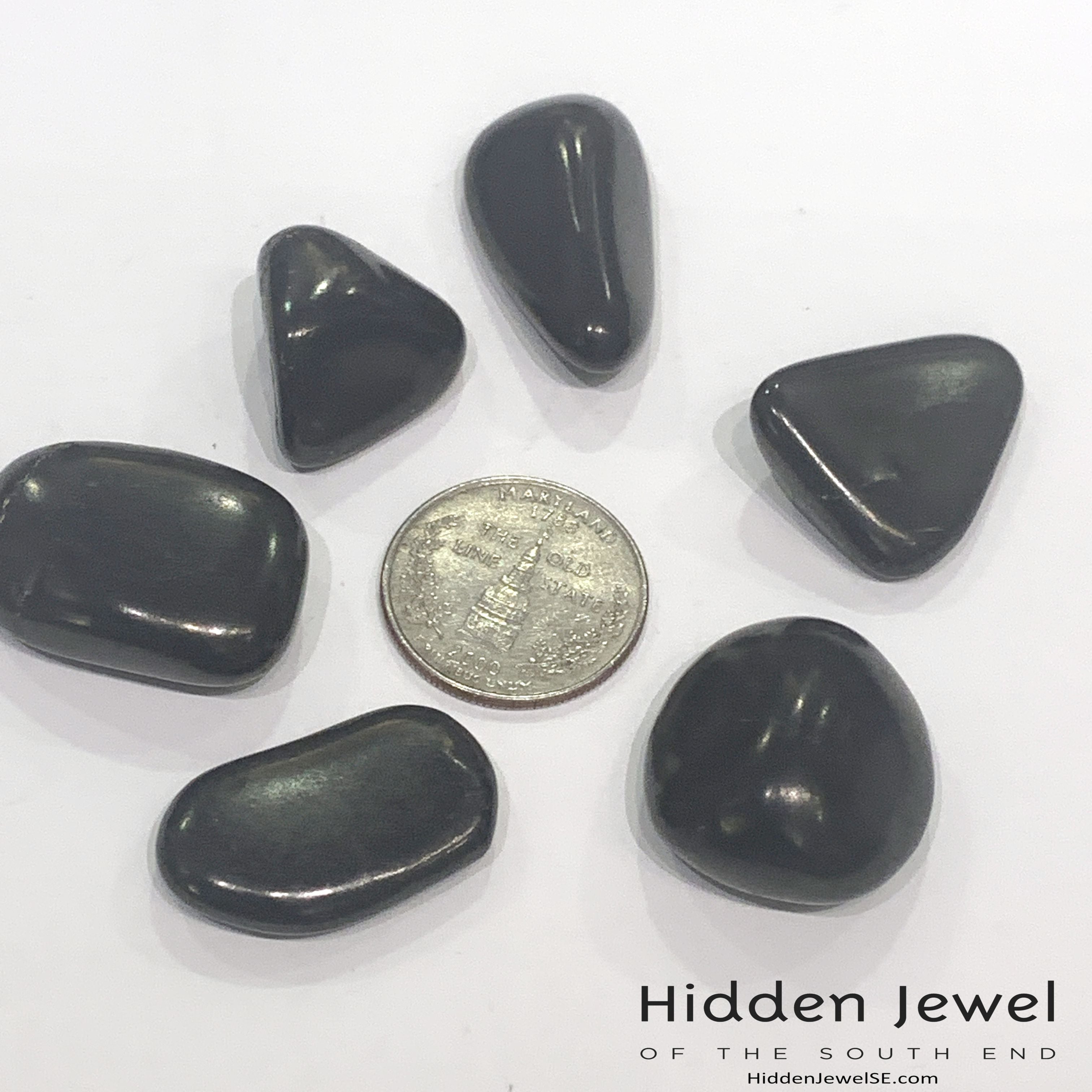 Shungite Tumbled Gemstones