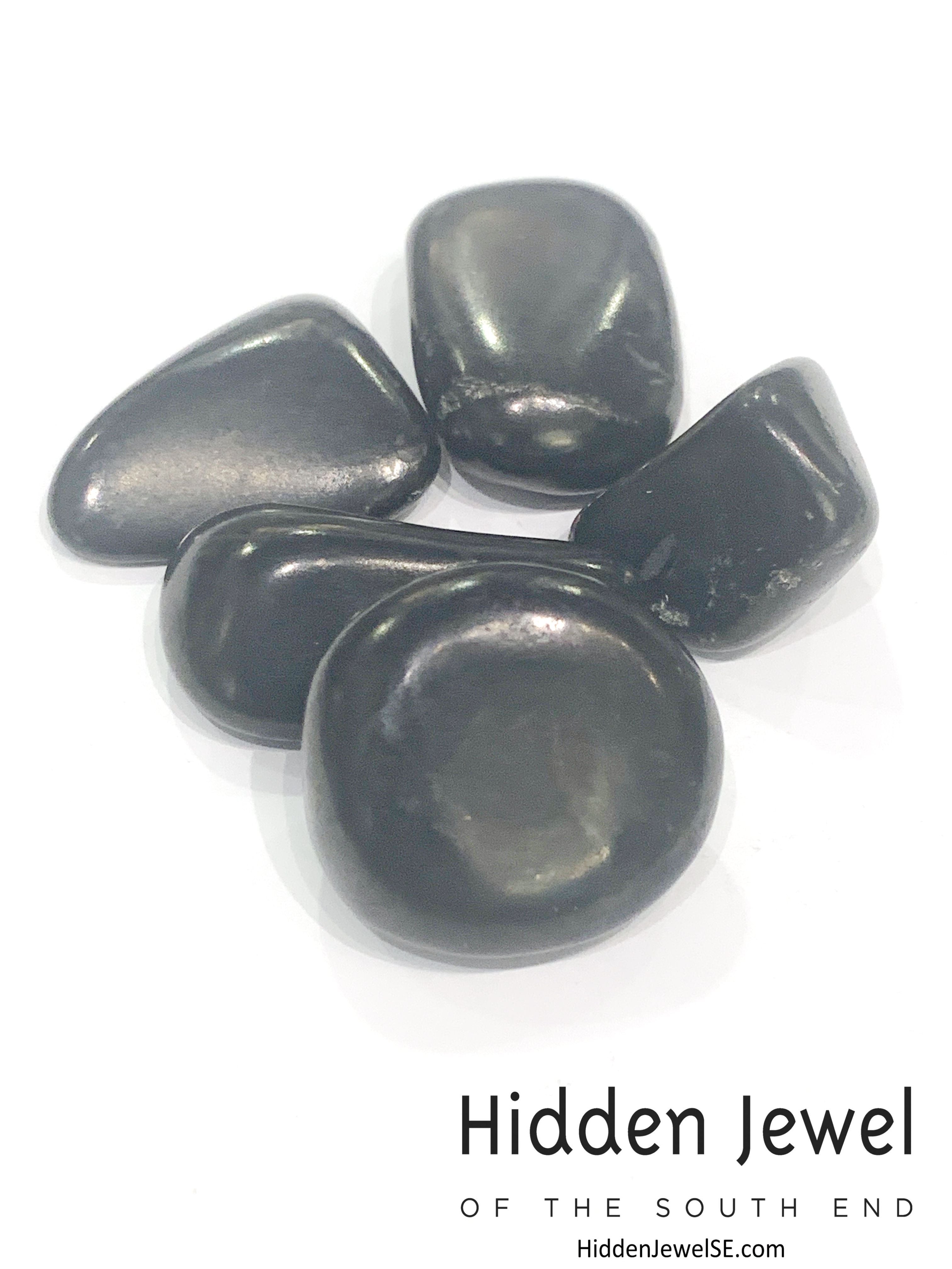 Shungite Tumbled Gemstones