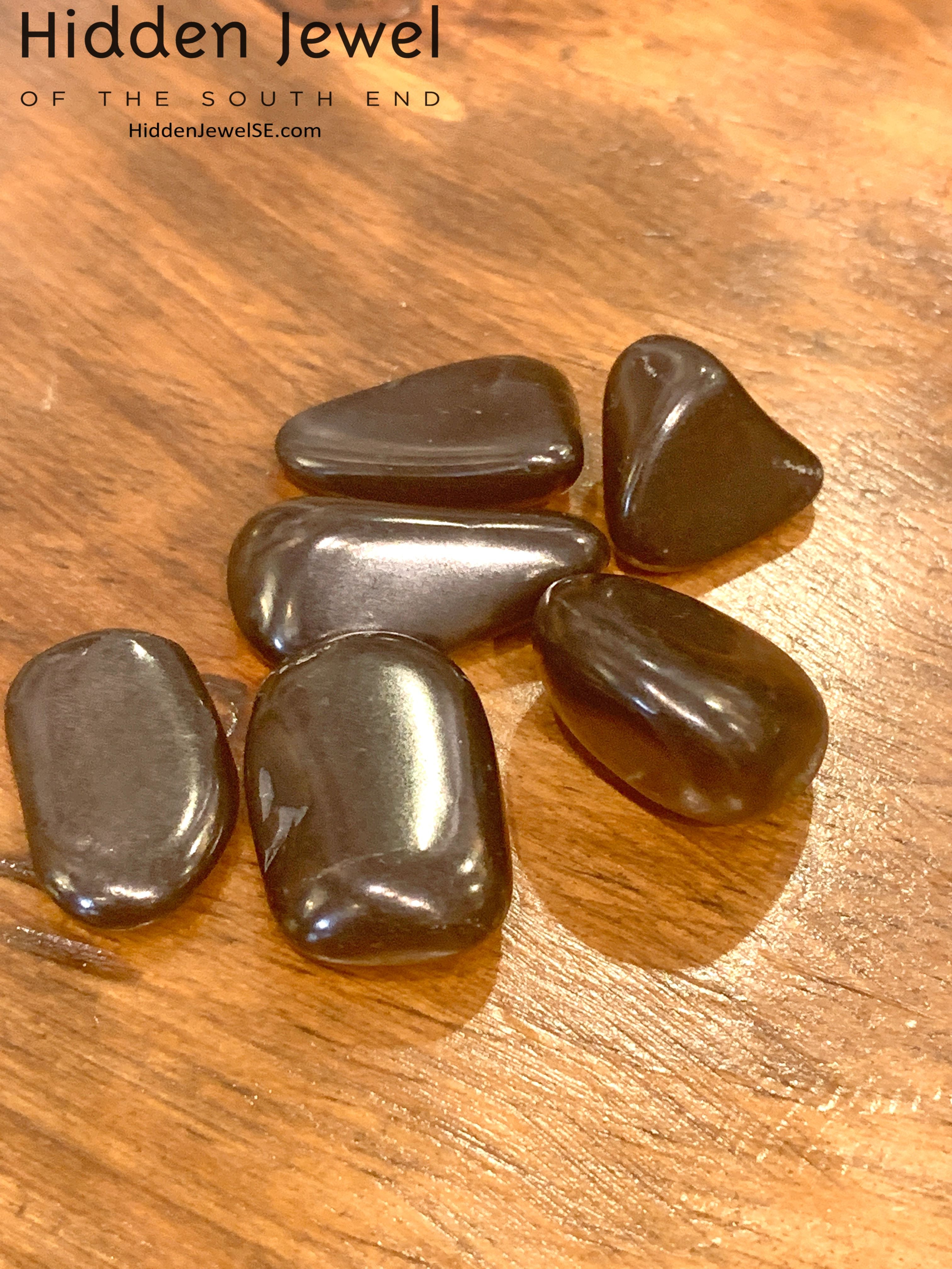 Shungite Tumbled Gemstones