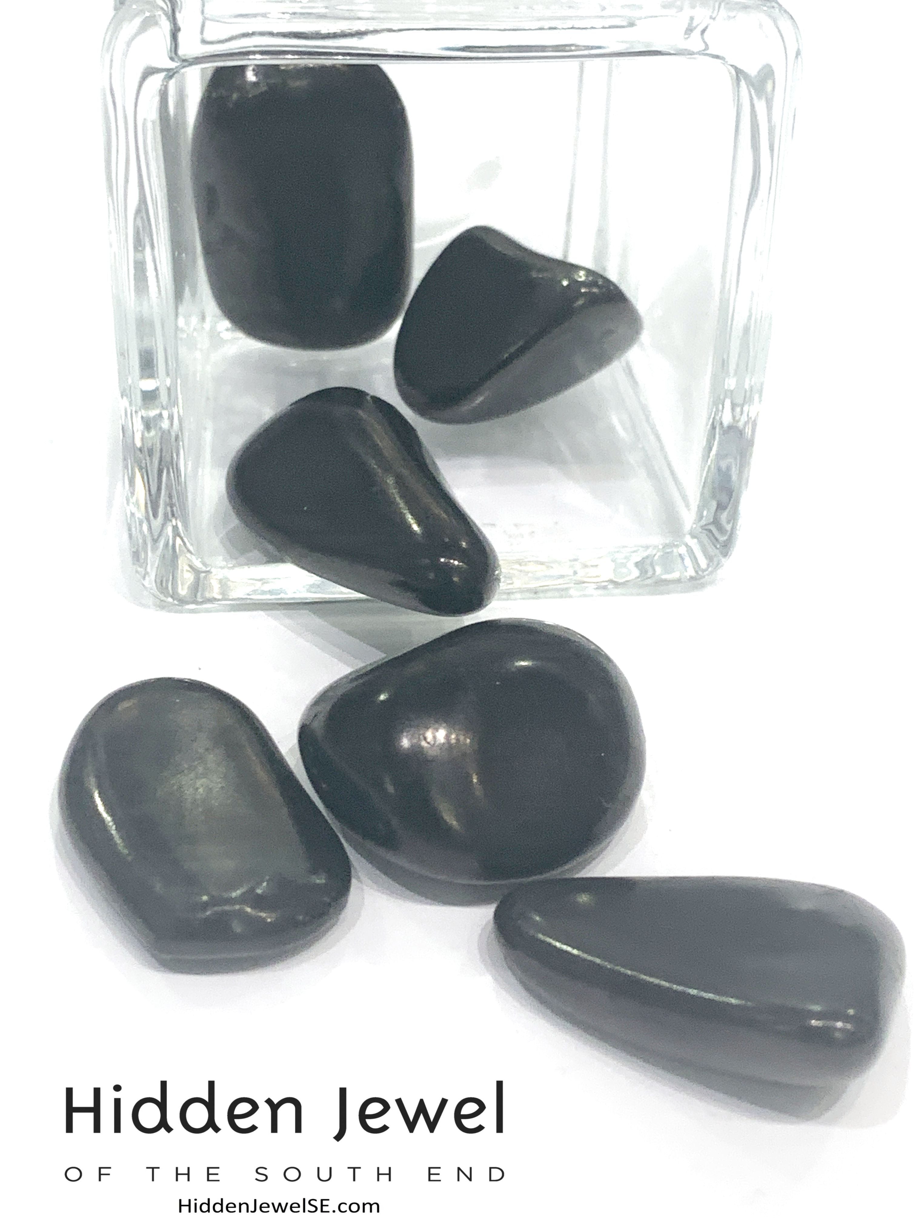 Shungite Tumbled Gemstones