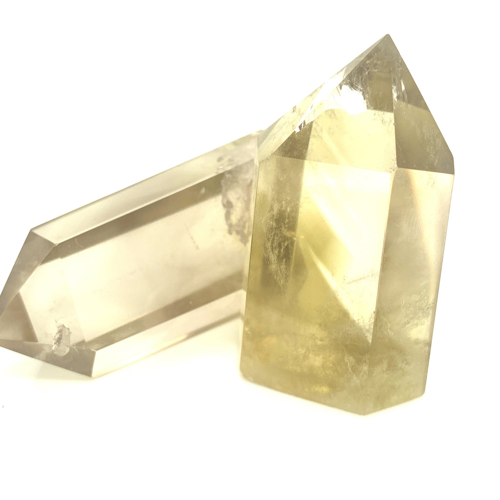 Lemon Topaz Towers, Polished 2.5" (Larger width)