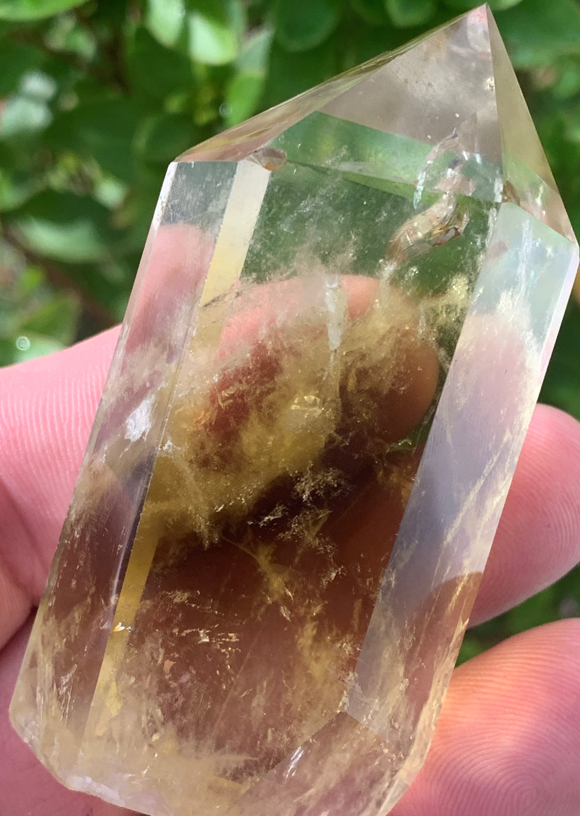 Lemon Topaz Towers, Polished 2.5" (Larger width)
