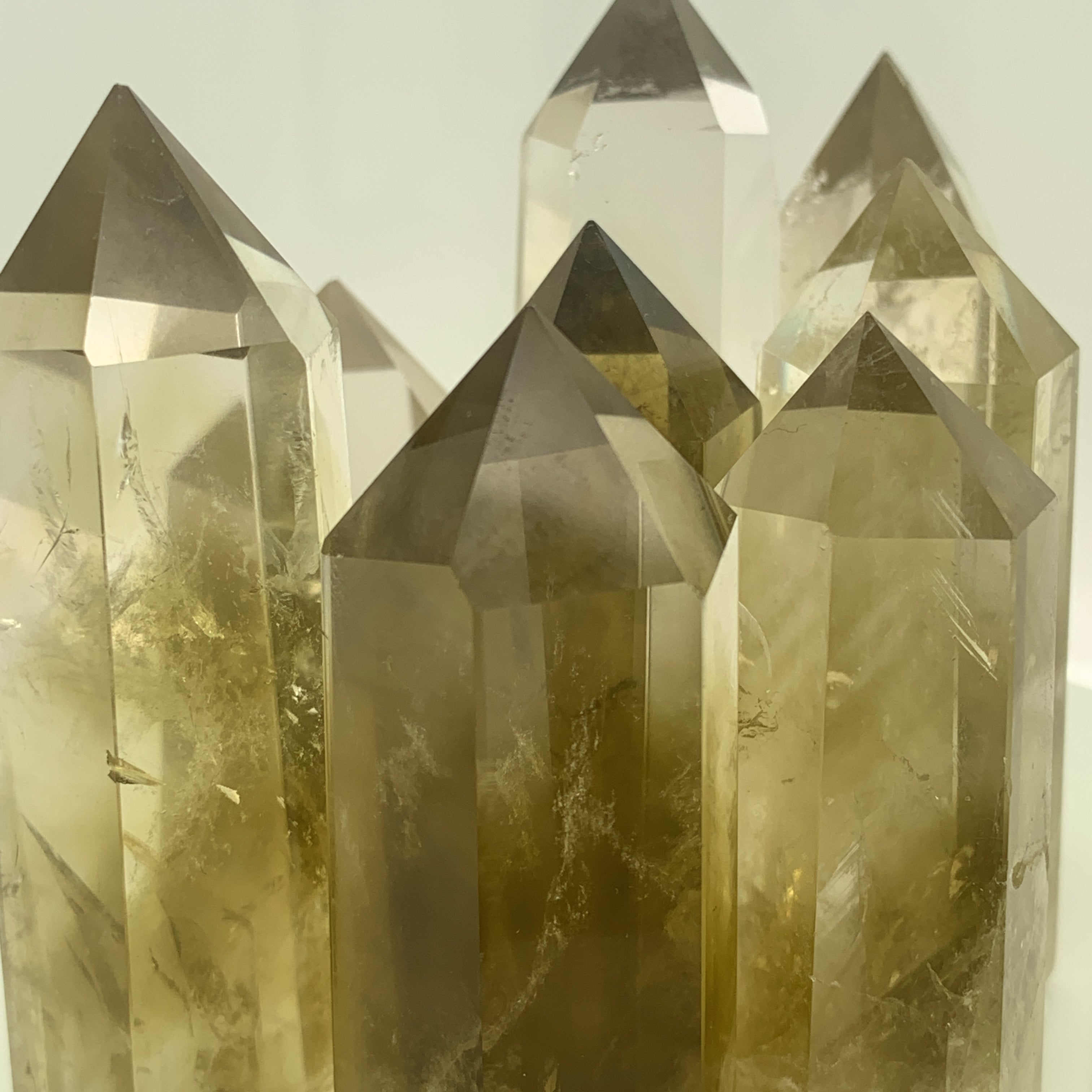 Lemon Topaz Towers, Polished 3.25" (Smaller width)