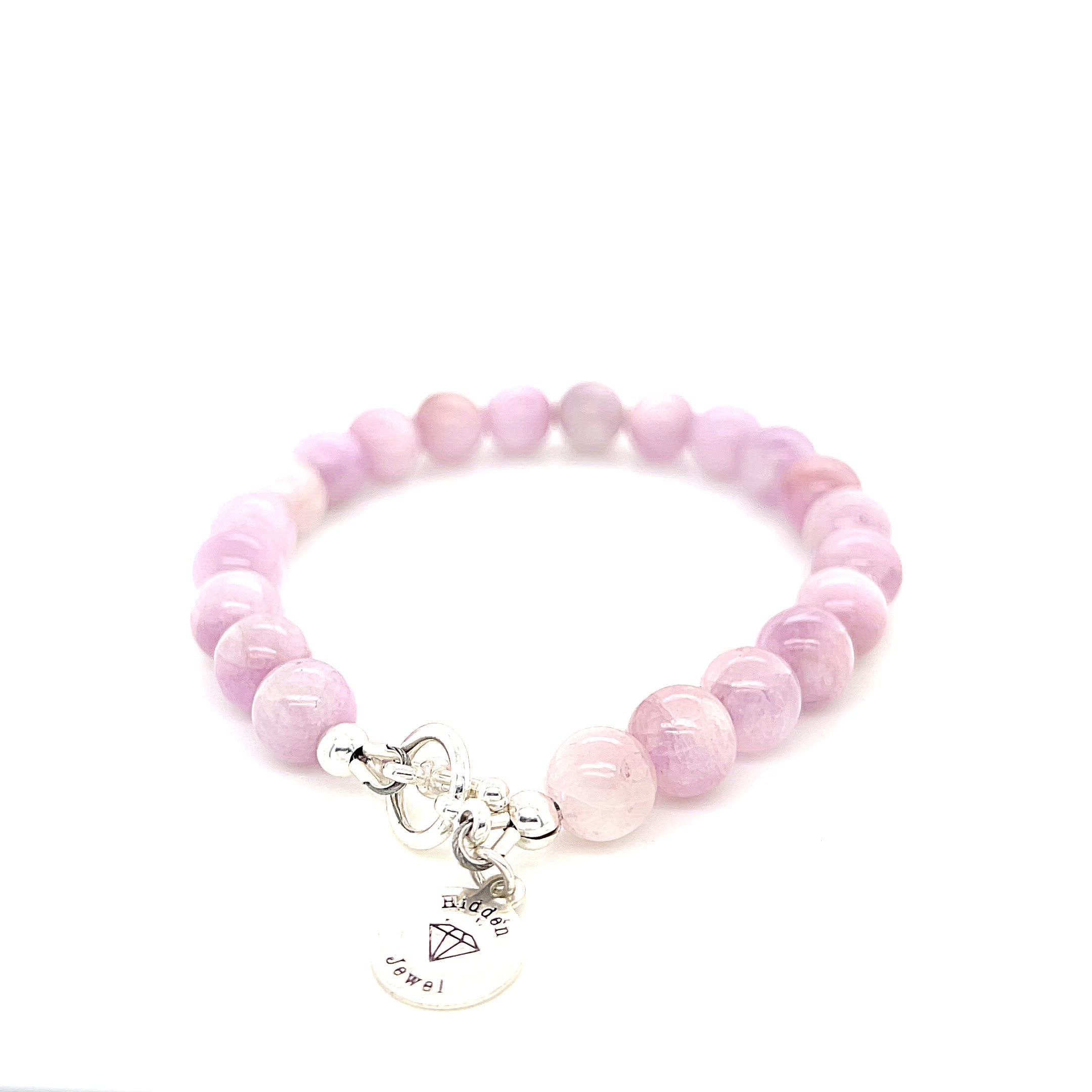 Kunzite gemstone bracelet, Jewelry