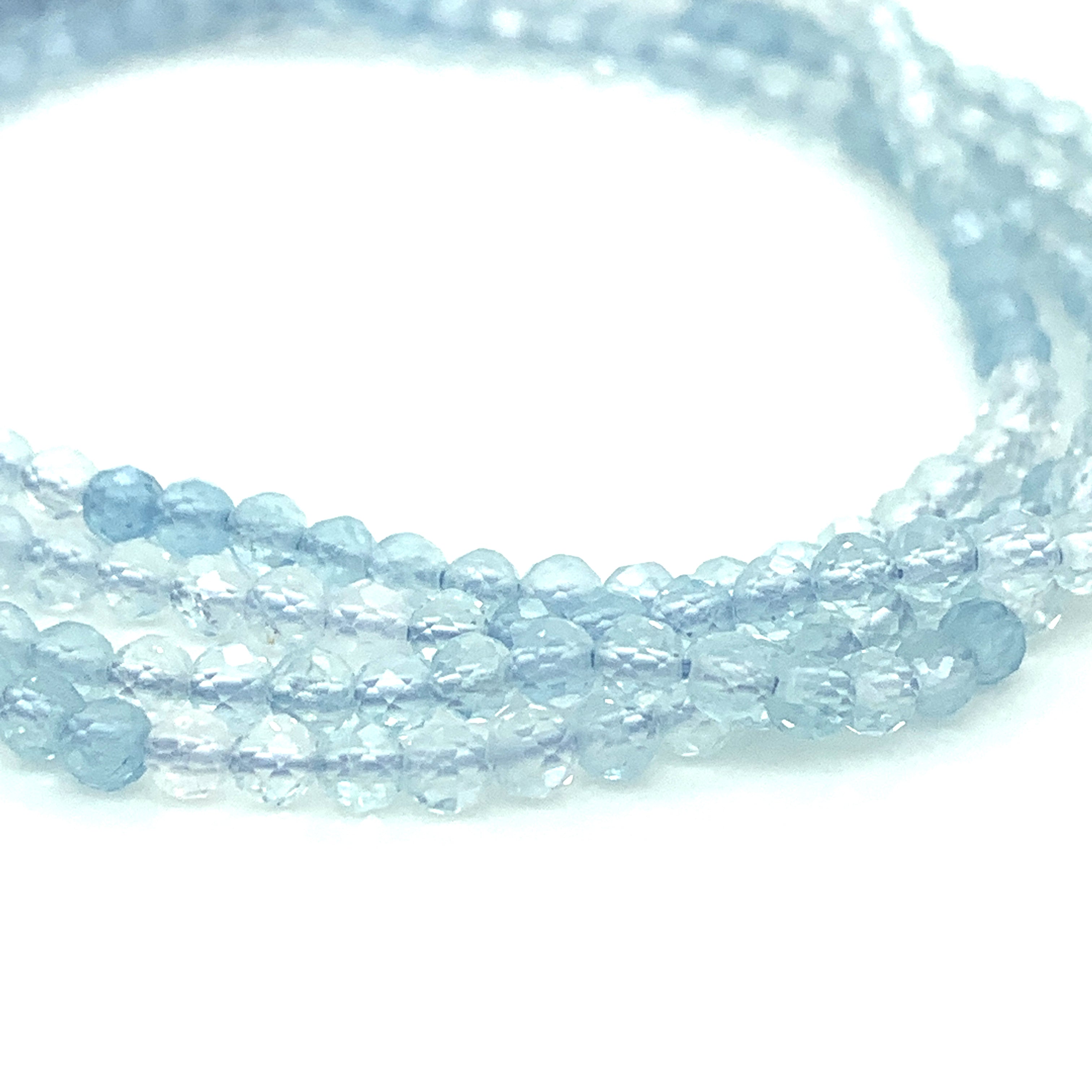 Aquamarine Gemstone Strands, jewelry supplies