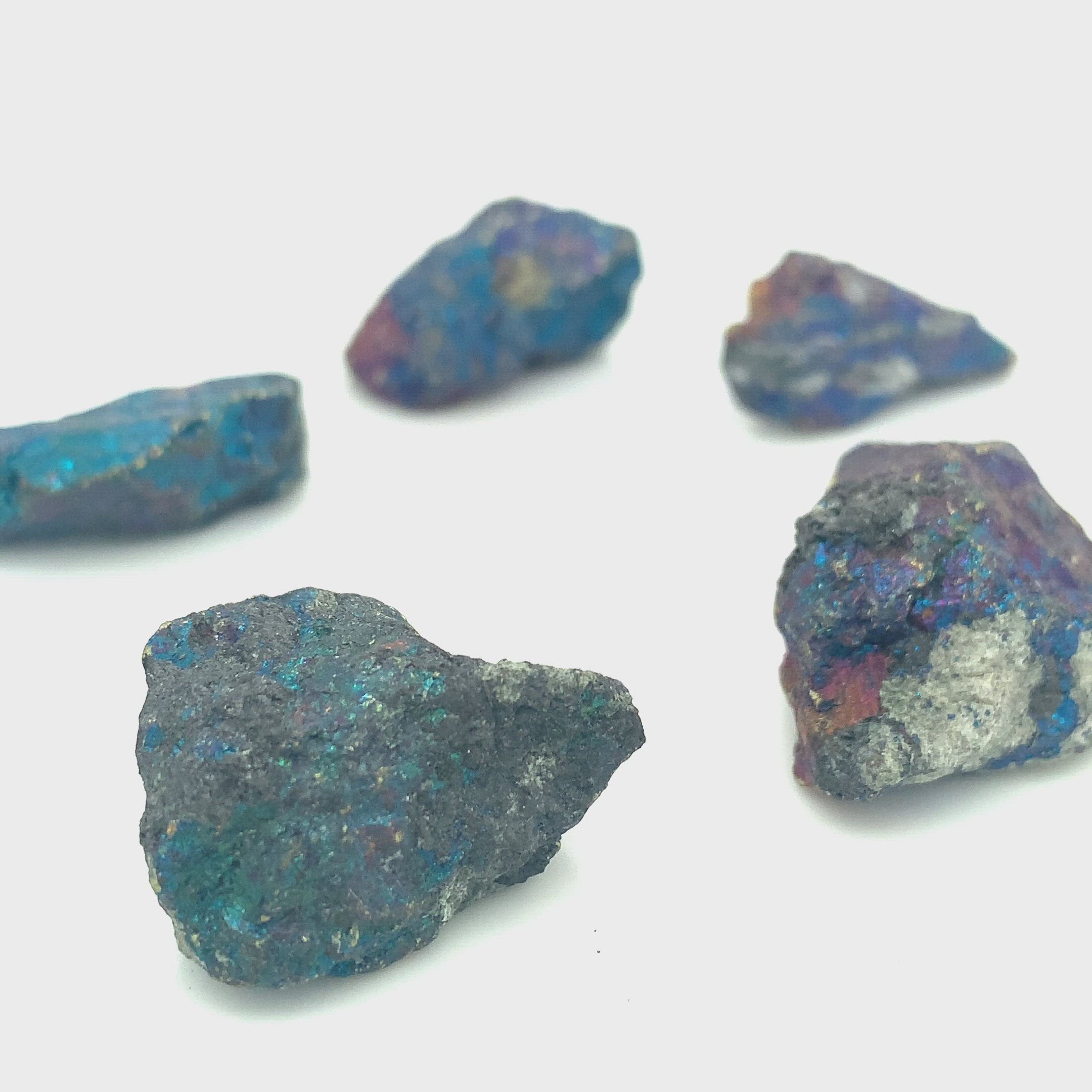 Peacock Ore  Raw gemstone