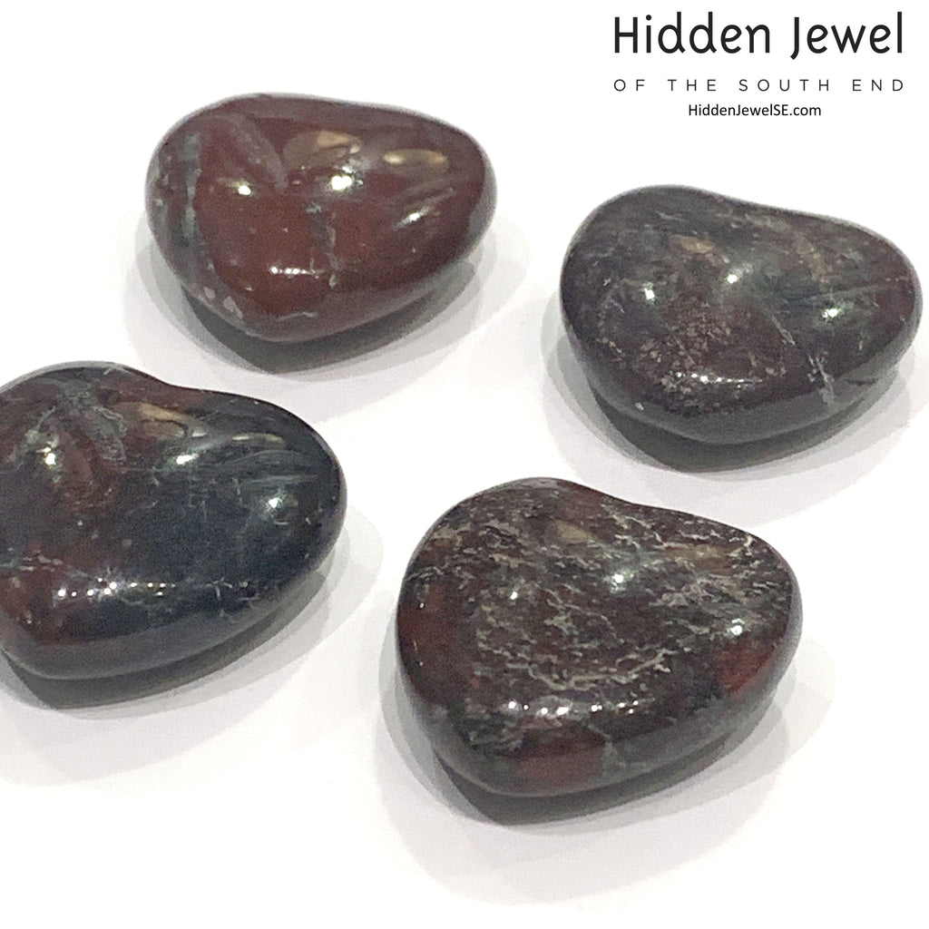 Jasper, Brecciated   Gemstone Hearts