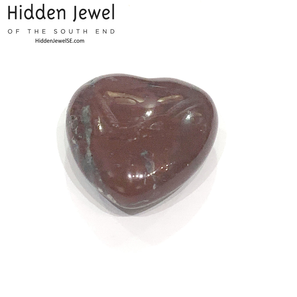 Jasper, Brecciated   Gemstone Hearts