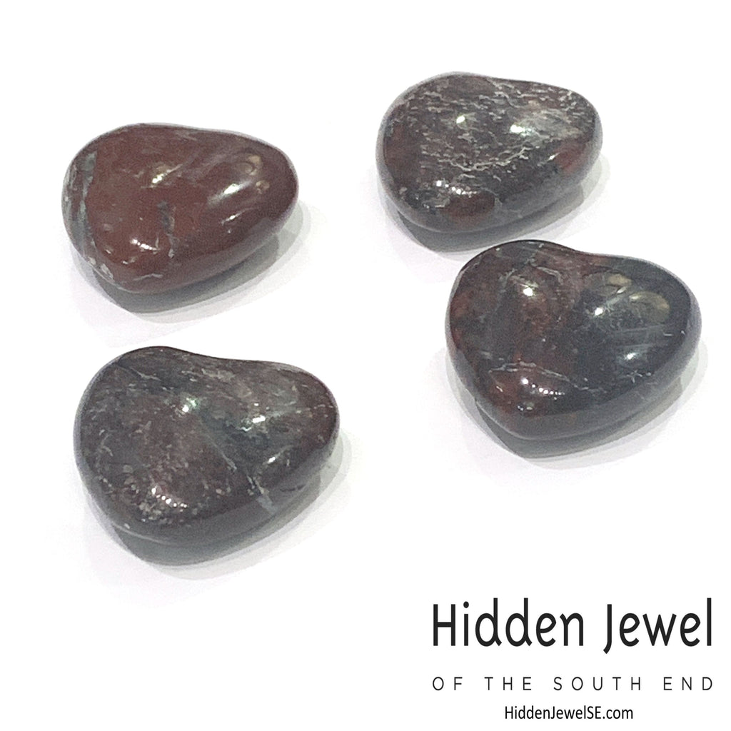 Jasper, Brecciated   Gemstone Hearts