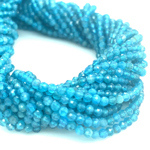 Blue & Green  Apatite Gemstone Strands, Jewelry supplies