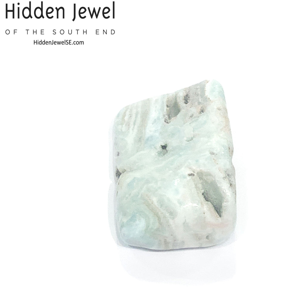 Calcite Blue Caribbean gemstone tumbled