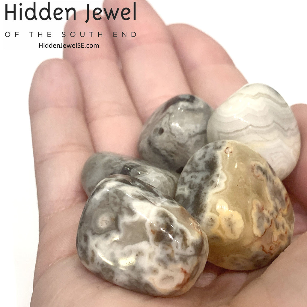 Crazy Lace Agate Tumbled Gemstone
