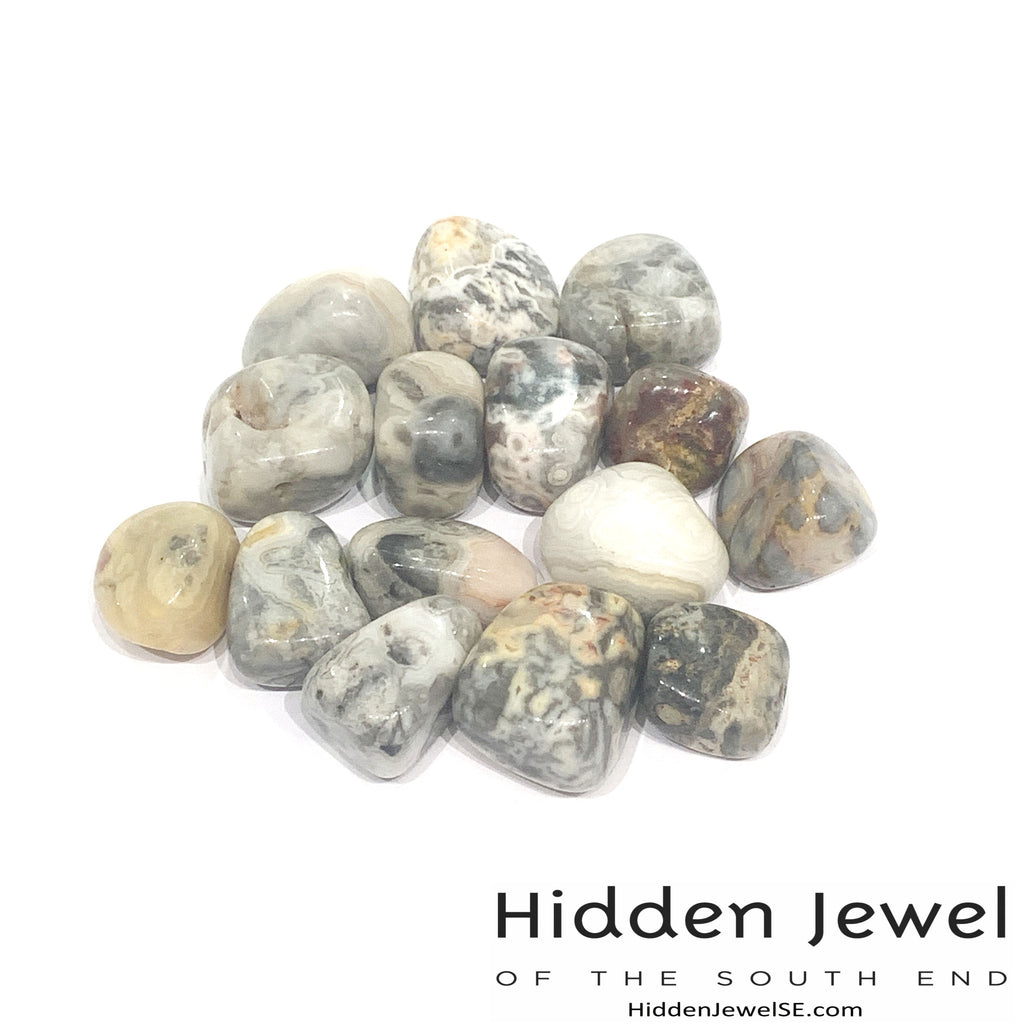 Crazy Lace Agate Tumbled Gemstone
