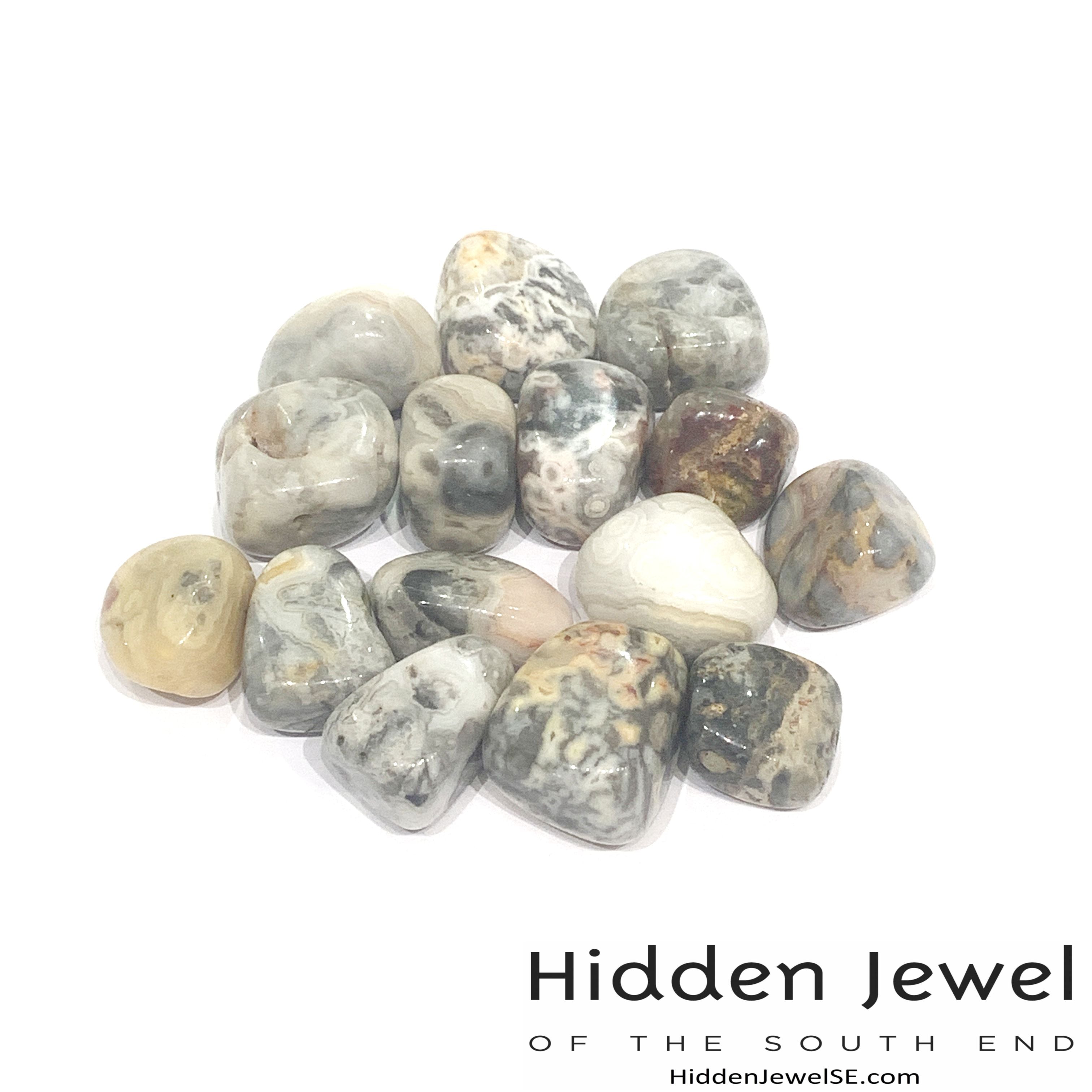 Crazy Lace Agate Tumbled Gemstone