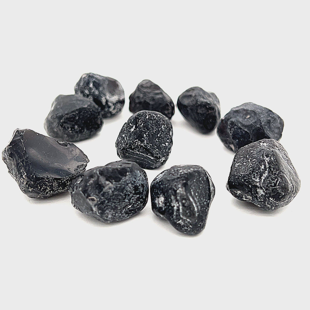 Apache Tear raw gemstone