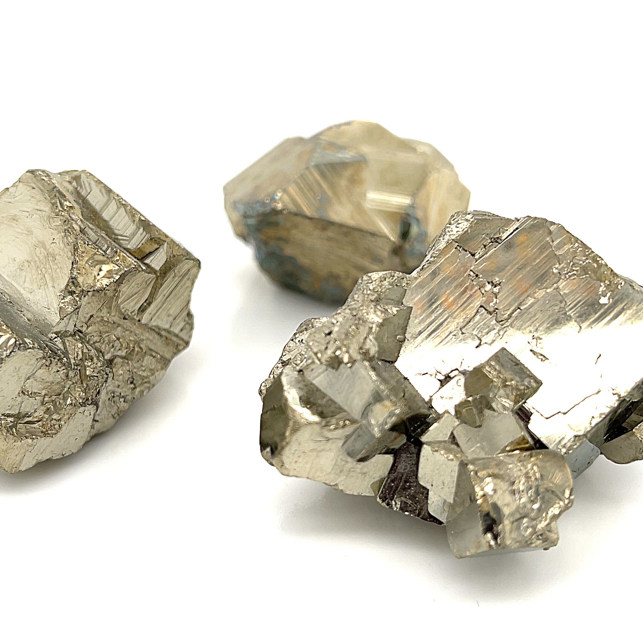 Pyrite raw gemstones