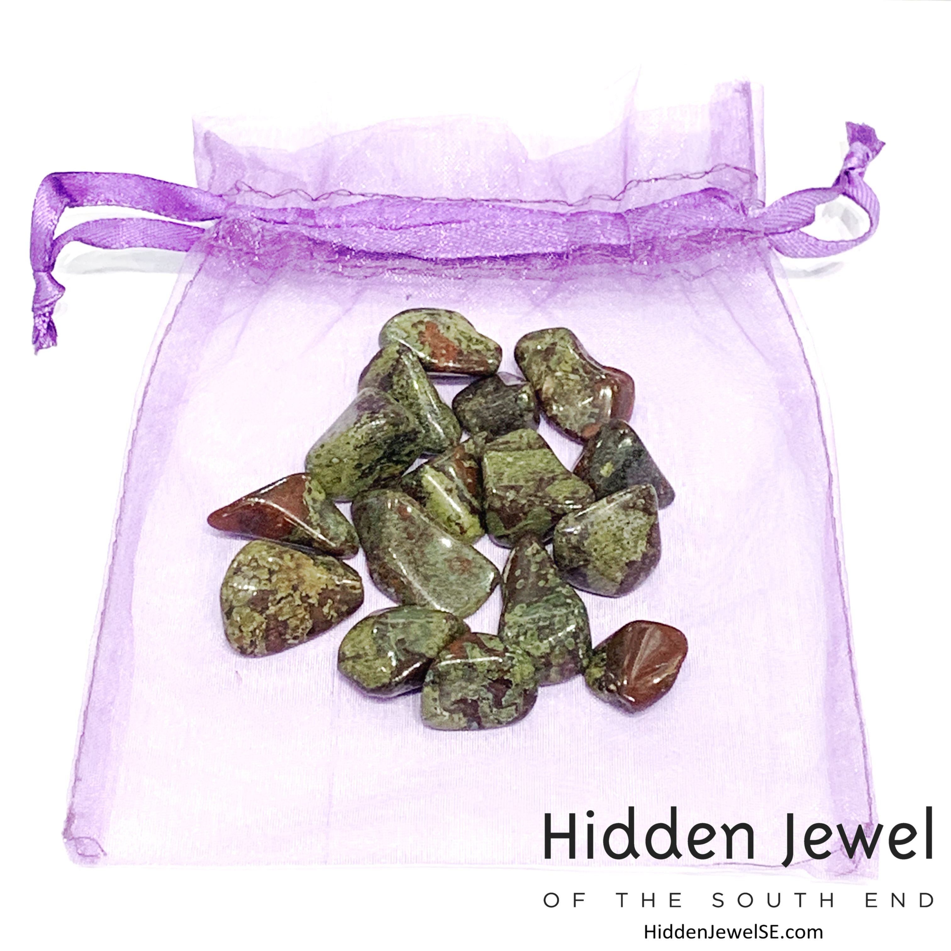 Dragon Blood Jasper, Tumbled Gemstone