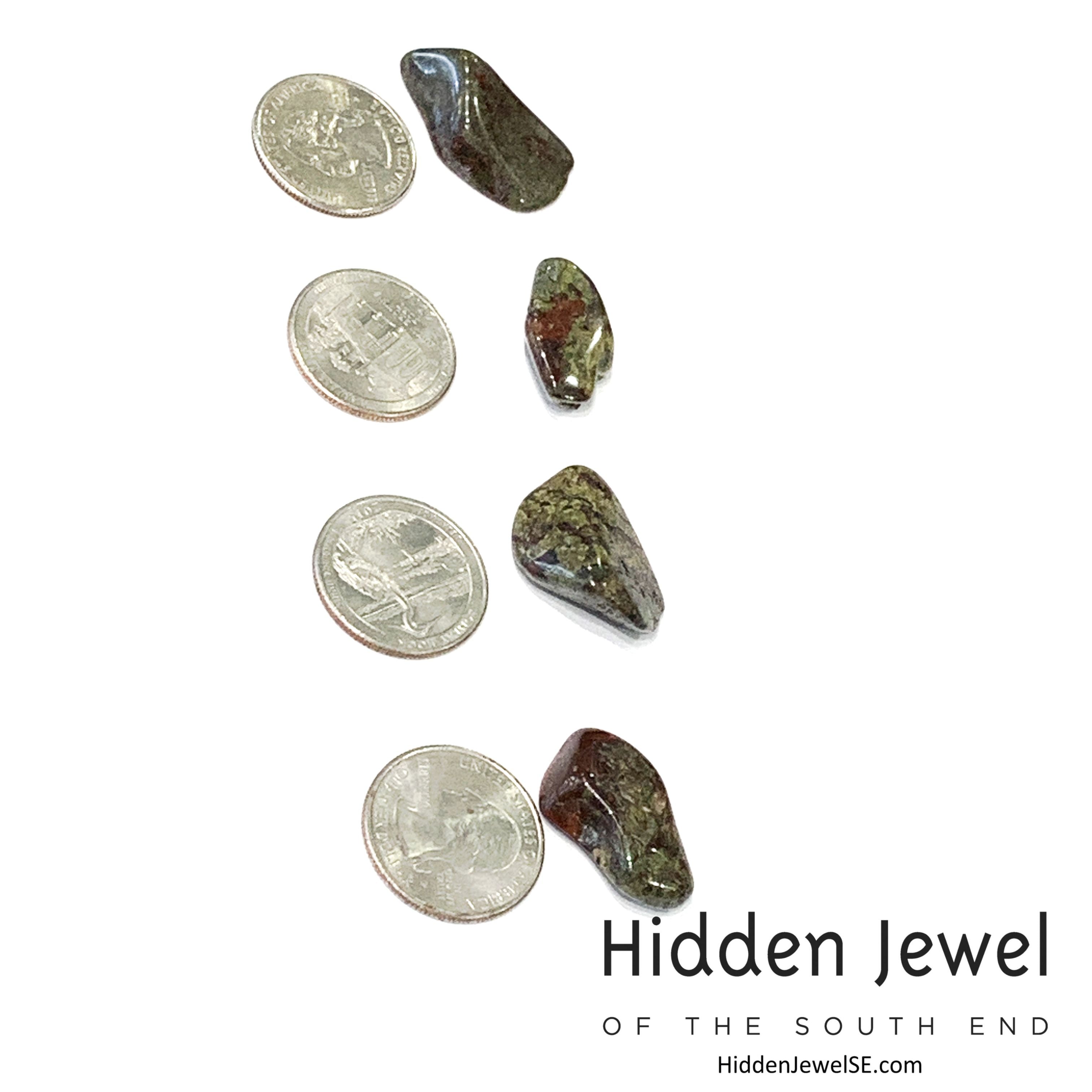 Dragon Blood Jasper, Tumbled Gemstone