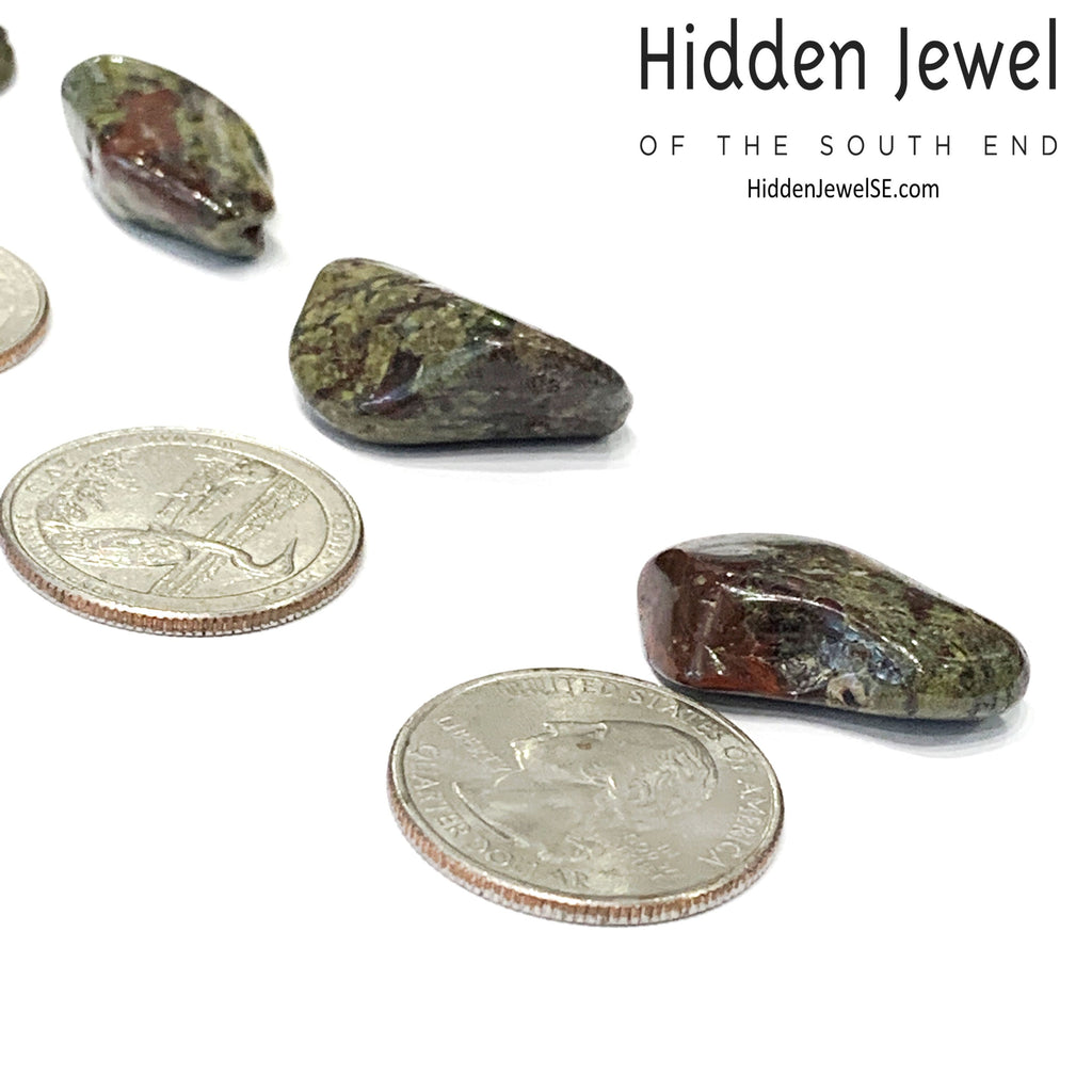 Dragon Blood Jasper, Tumbled Gemstone