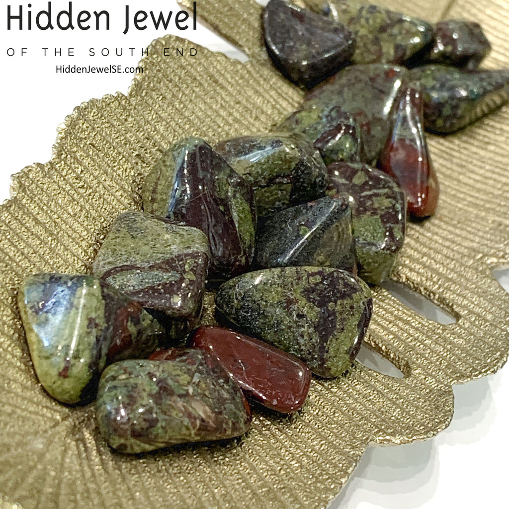 Dragon Blood Jasper, Tumbled Gemstone