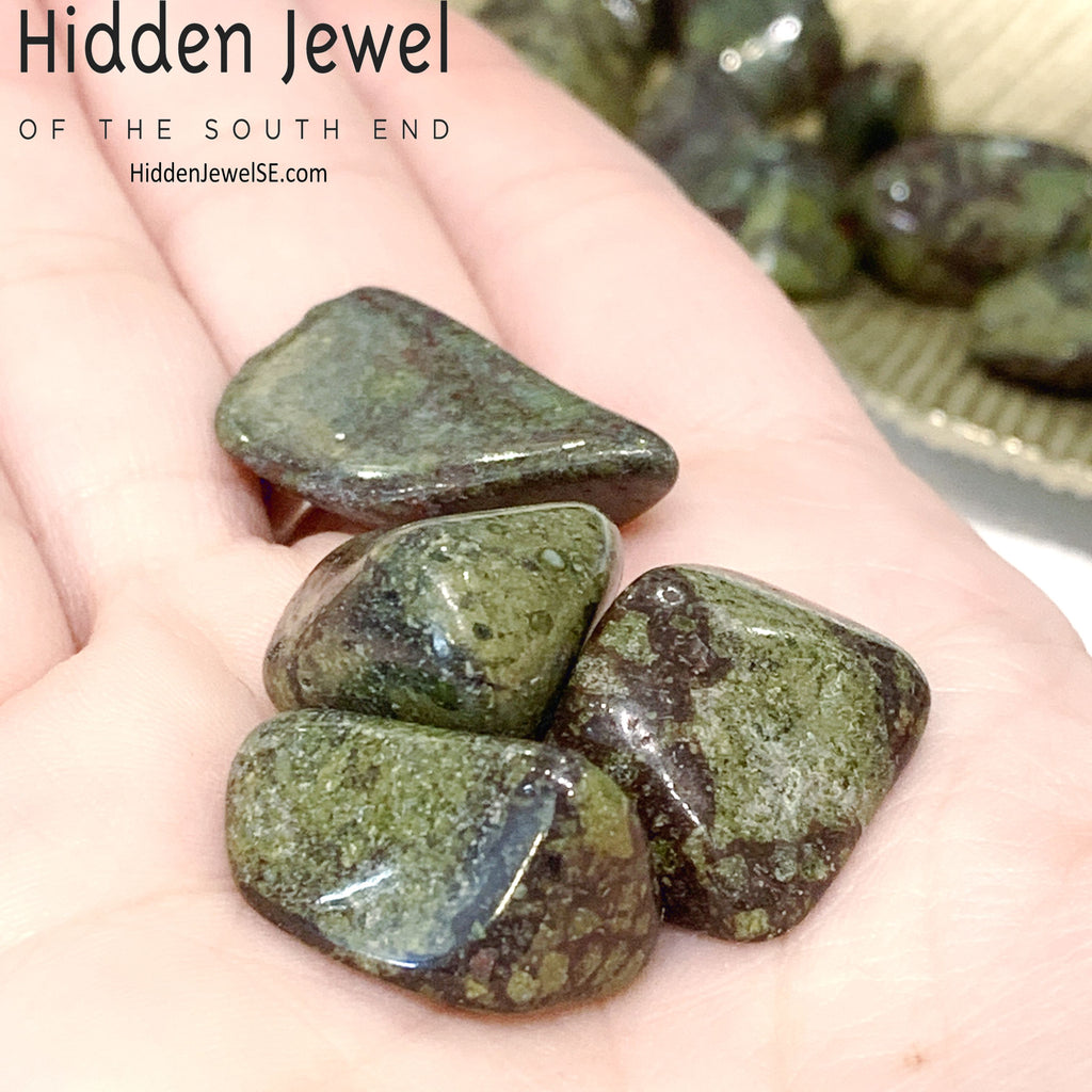 Dragon Blood Jasper, Tumbled Gemstone