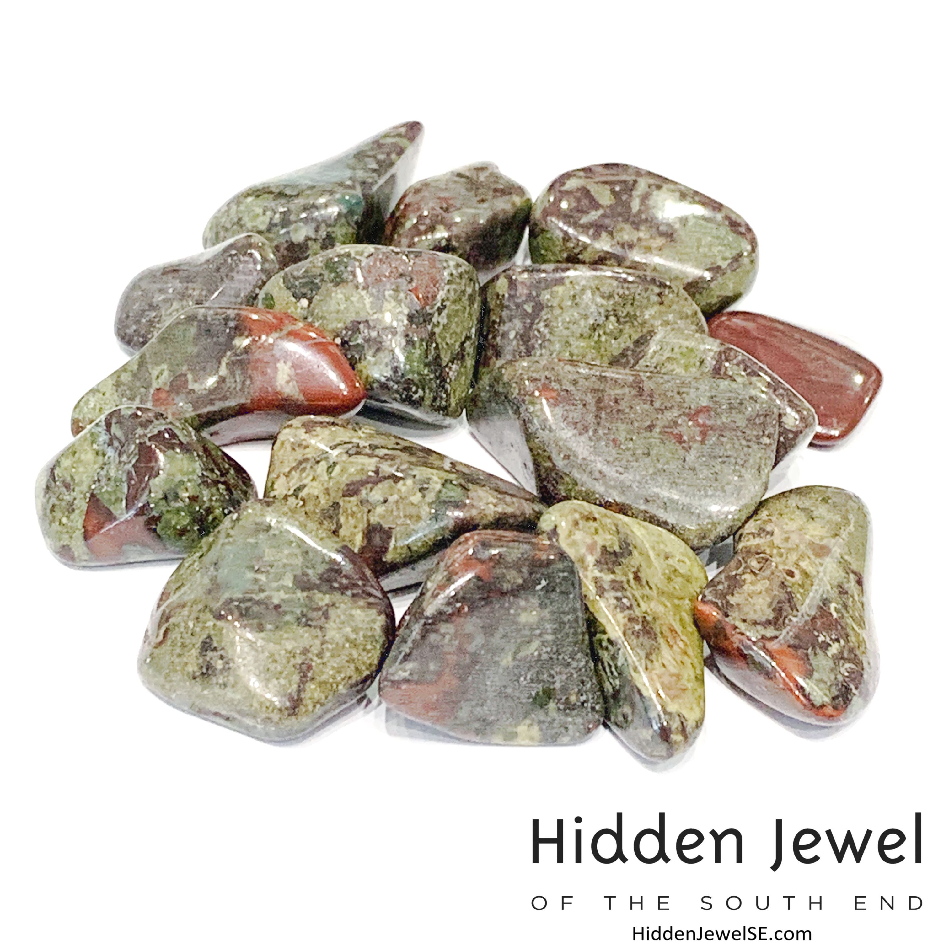 Dragon Blood Jasper, Tumbled Gemstone