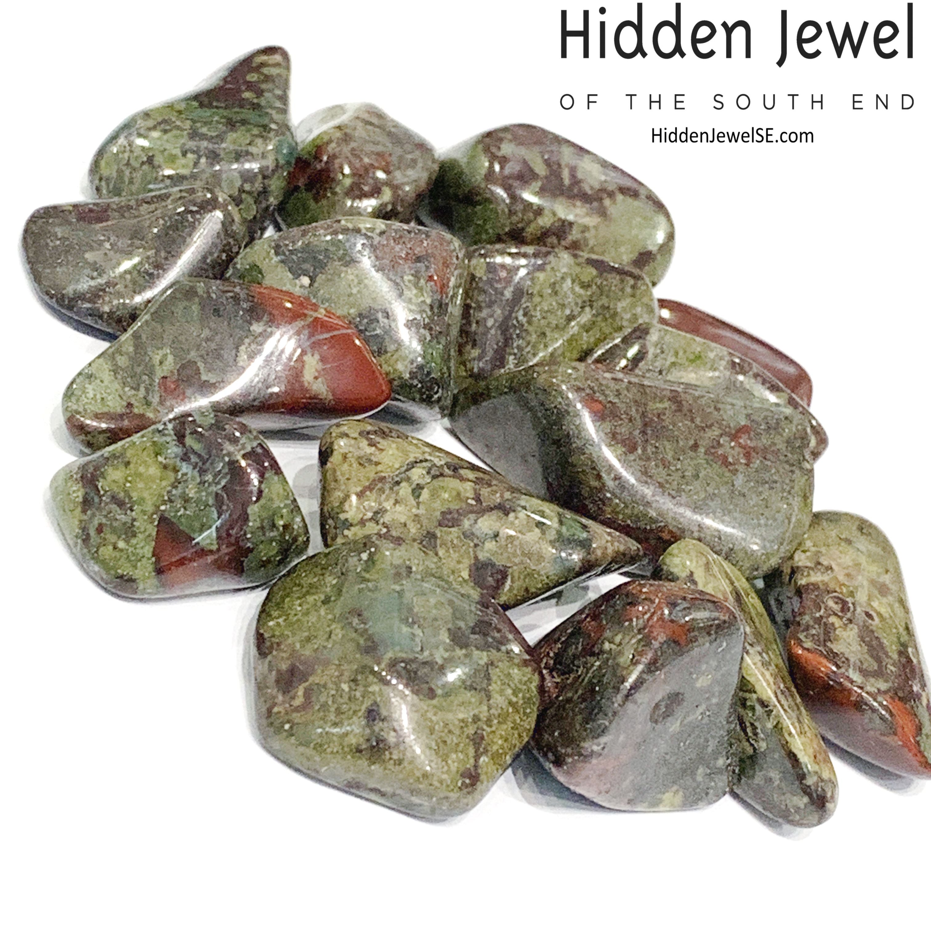 Dragon Blood Jasper, Tumbled Gemstone