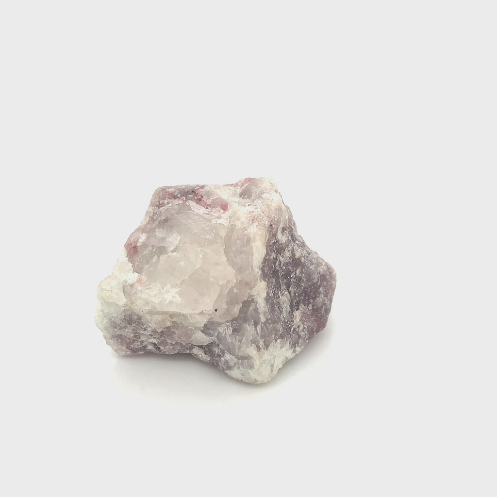 Lepidolite Book Raw Gemstone
