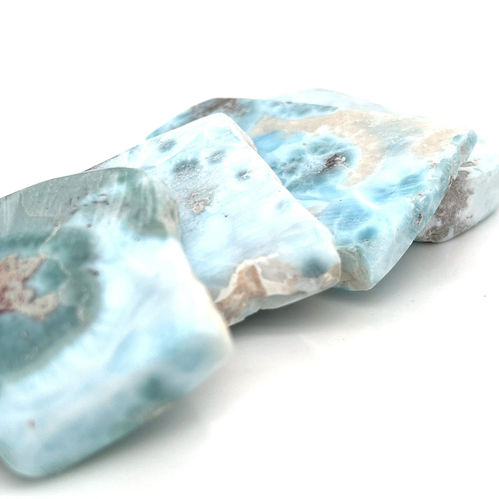 Larimar Raw  gemstone Slab