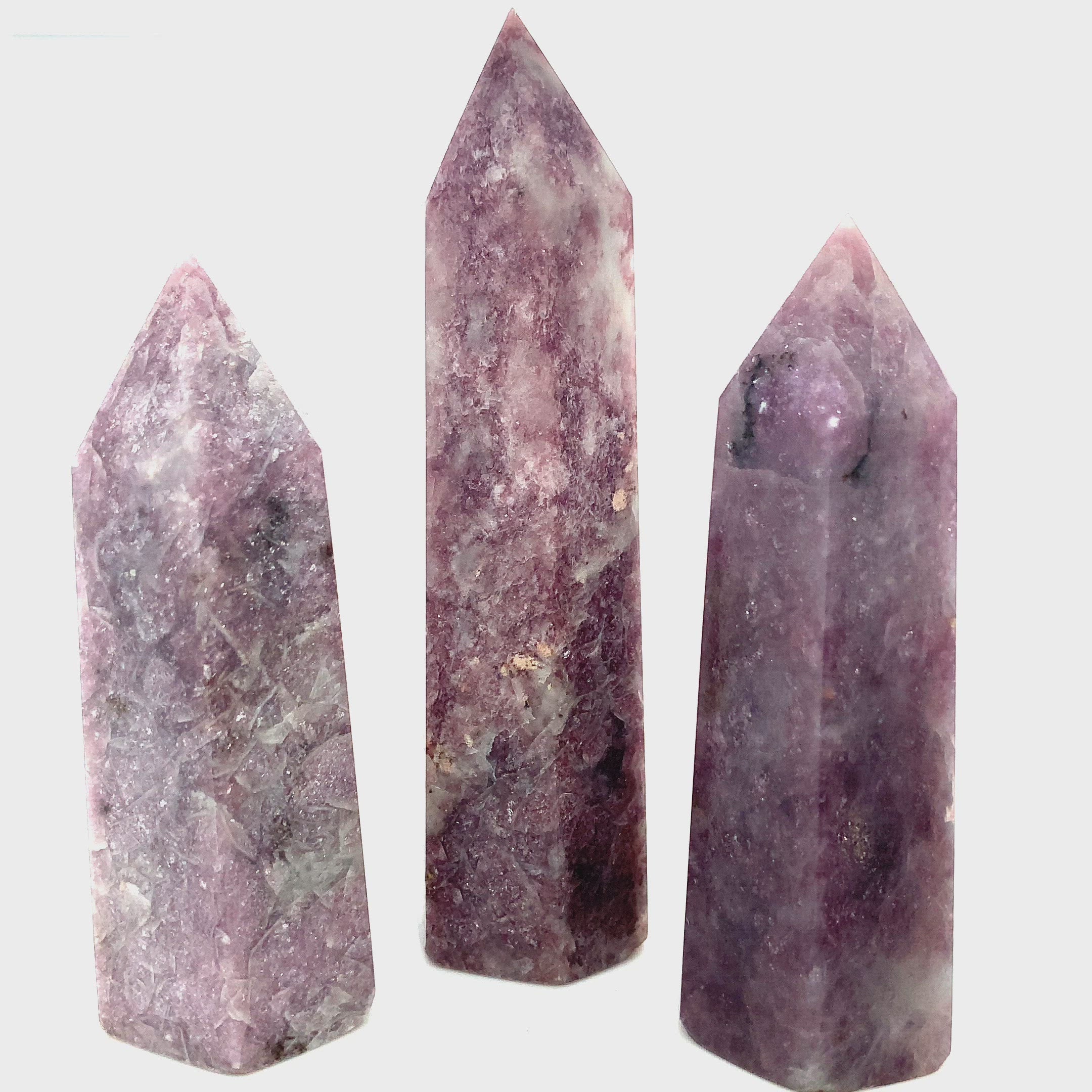 Lepidolite Gemstone Tower