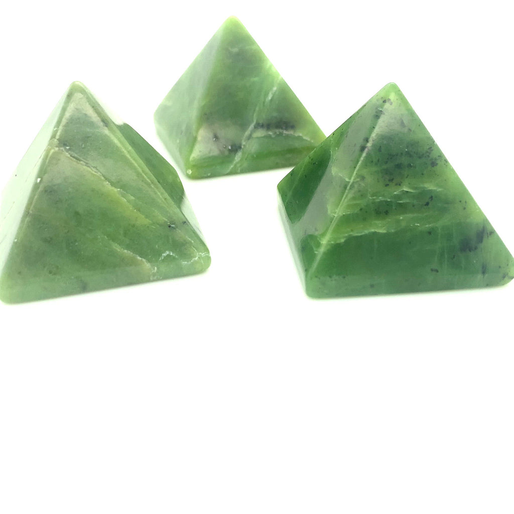 Jade, Green Gemstone Pyramid