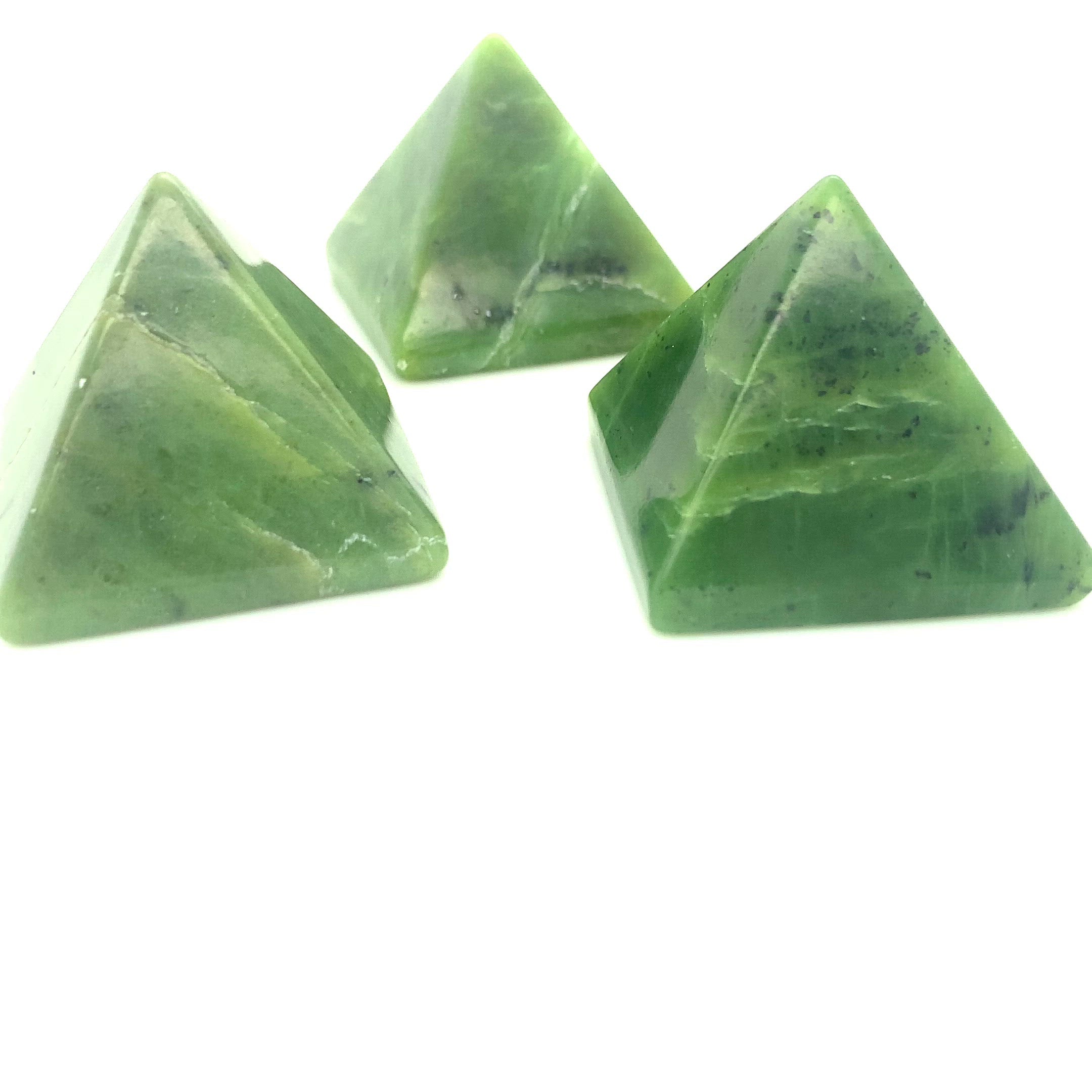 Jade, Green Gemstone Pyramid