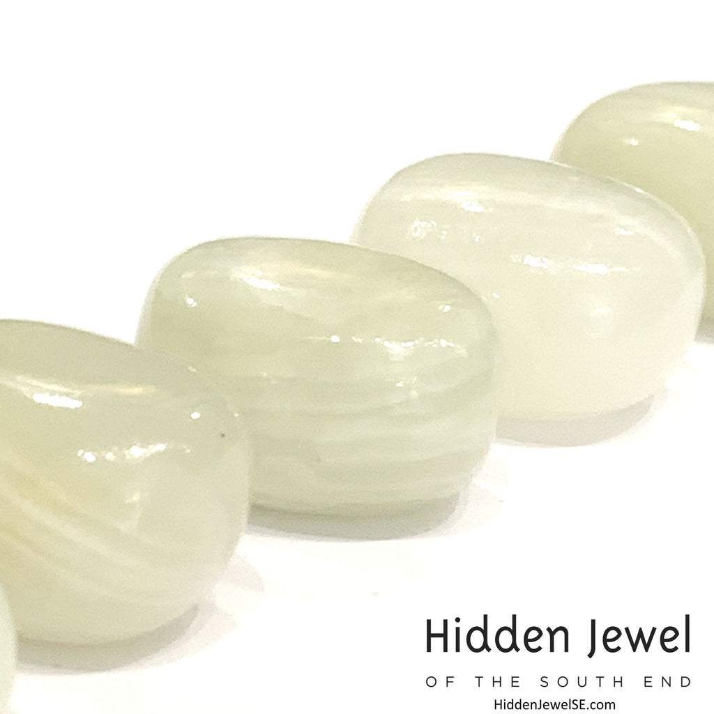 Calcite green Gemstone tumbled