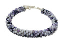Tiffany Stone Crocheted Bracelet | Sterling Silver | Hidden Jewel
