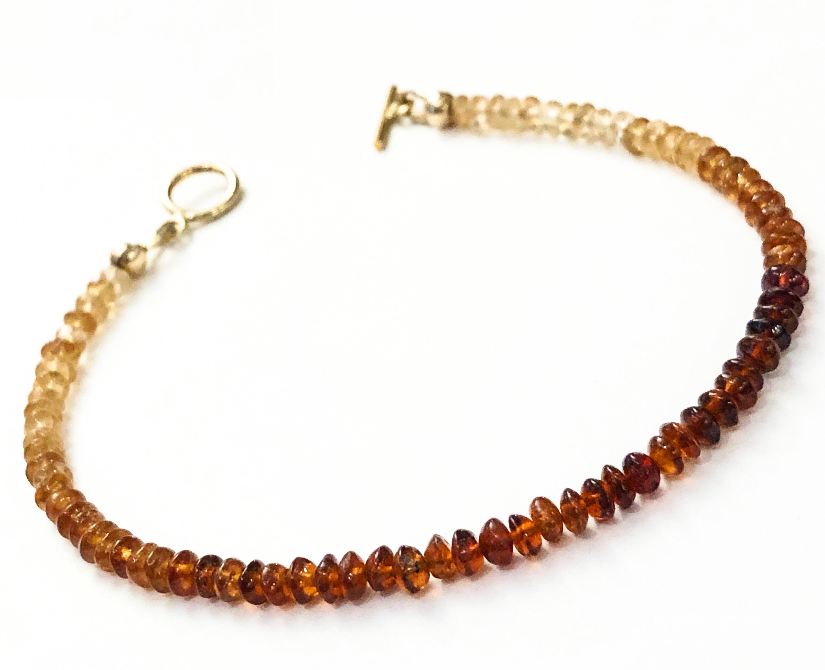 Ethiopian Opal & gold filled beaded bracelet,  jewelry