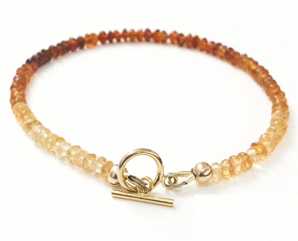 Ethiopian Opal & gold filled beaded bracelet,  jewelry