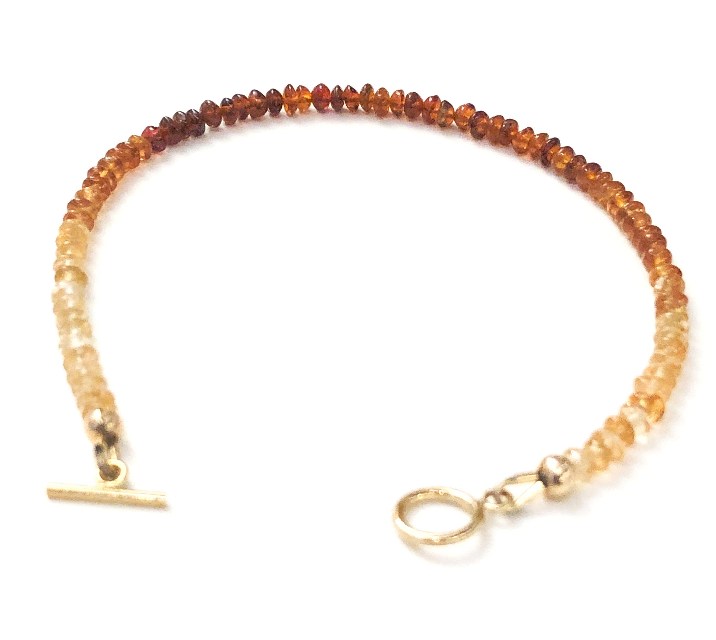 Ethiopian Opal & gold filled beaded bracelet,  jewelry