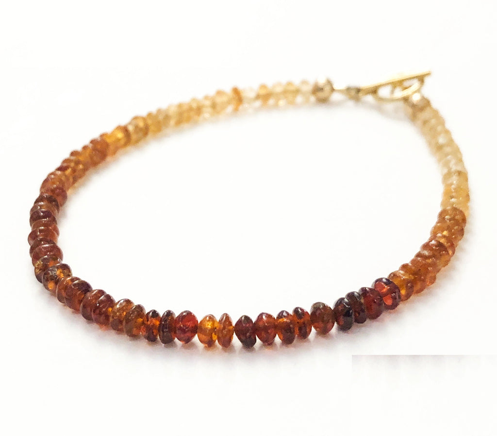 Ethiopian Opal & gold filled beaded bracelet,  jewelry