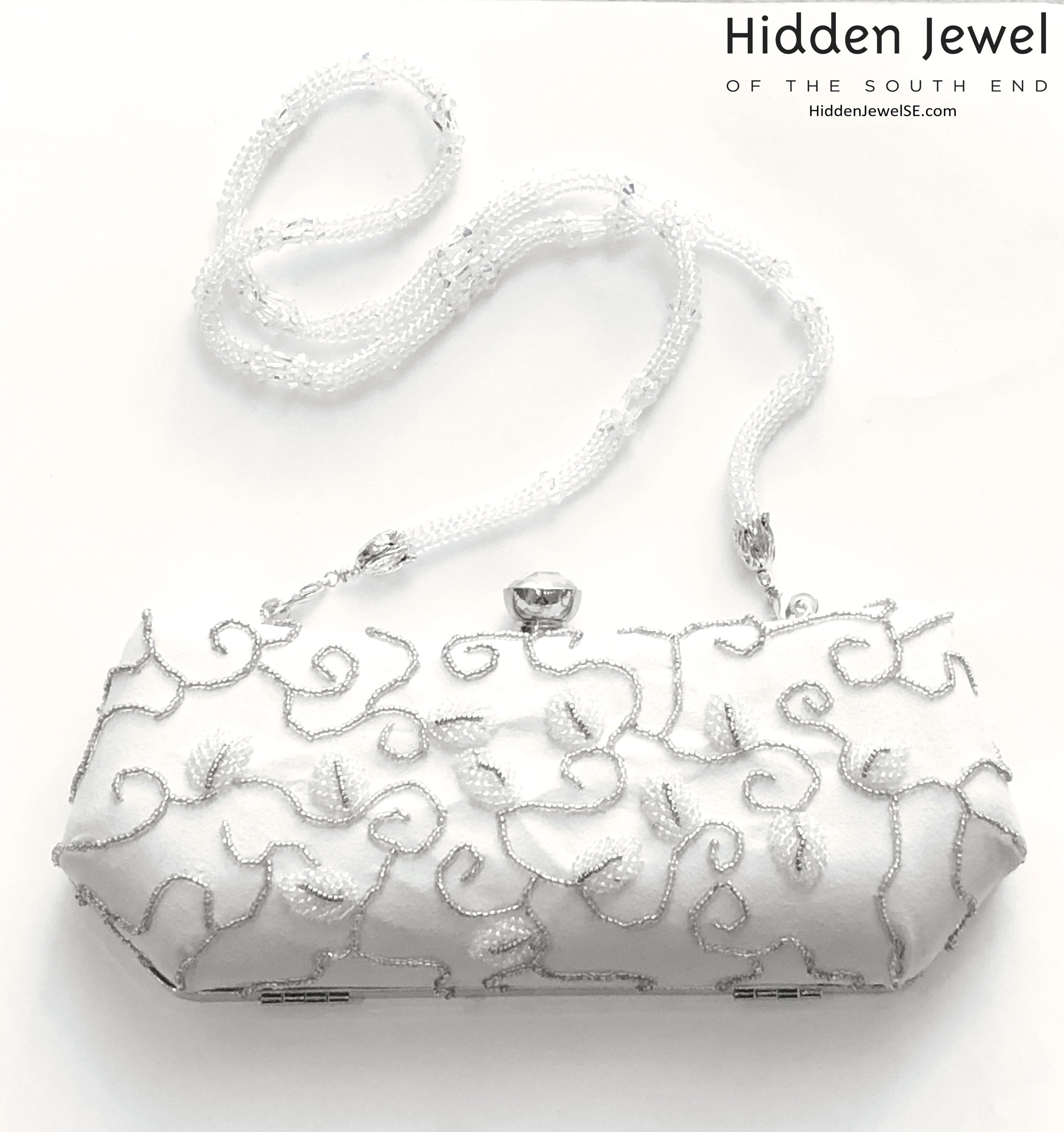 Beaded Wedding purse, wedding clutch, wedding accessories, hand made