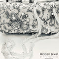 Beaded Wedding purse, wedding clutch, wedding accessories, hand made