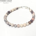 Porcelain Jasper bracelet, healing stone bracelet,unisex  mens bracelet