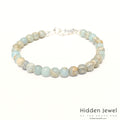 Aqua Terra Jasper  bracelet, beaded bracelet, jewelry