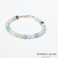 Amazonite gemstone bracelet, beaded bracelet, jewelry
