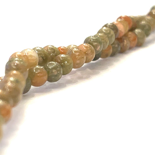 Autumn Jasper Gemstone Strand, jewelry supplies